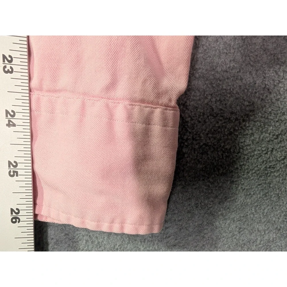 Polo Ralph Lauren Mens Long Sleeve Button Dress Shirt 18 37/38 Pink